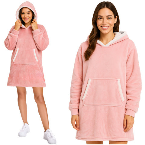 XXL oversize pusa, roosa