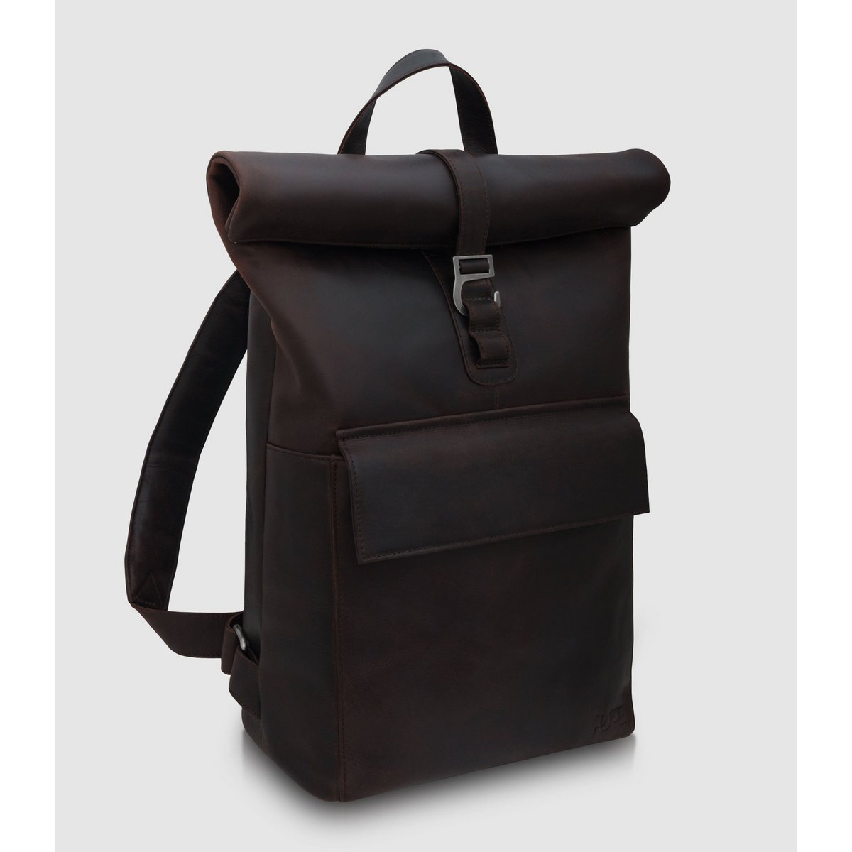 PURE Leather Studio POLIS nahast seljakott Chocolate – 16" sülearvutile