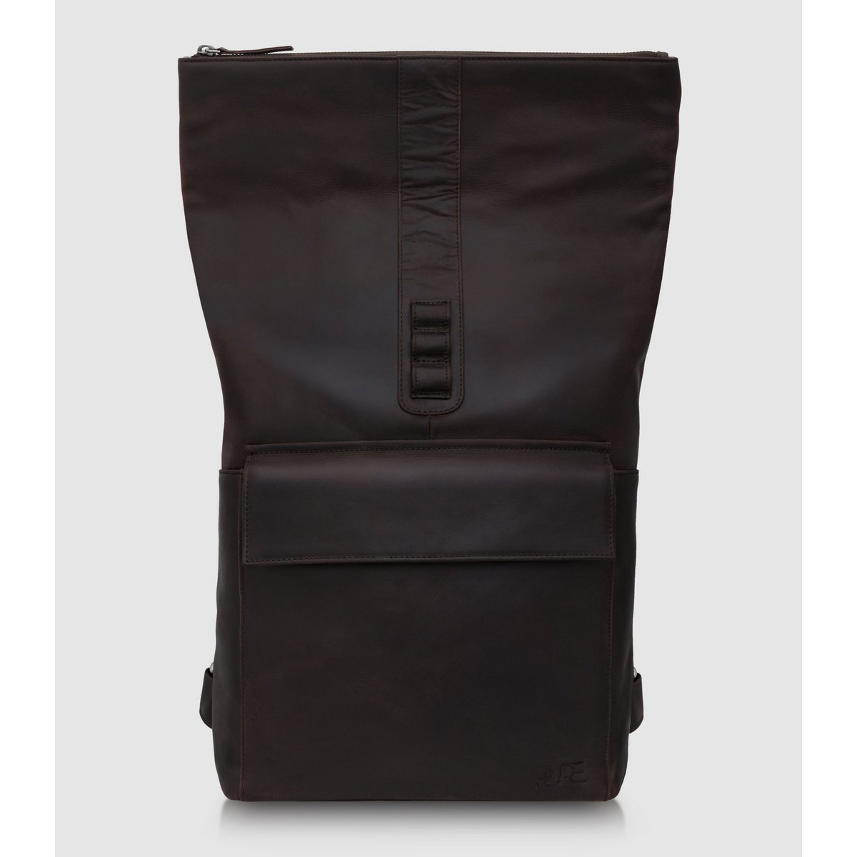 PURE Leather Studio POLIS nahast seljakott Chocolate – 16" sülearvutile