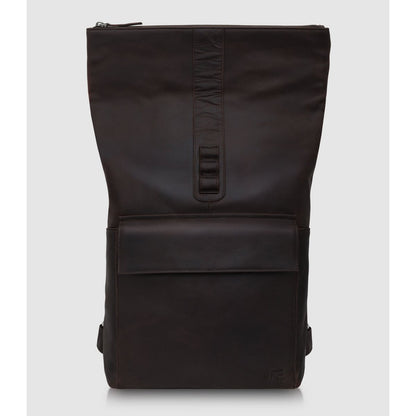 PURE Leather Studio POLIS nahast seljakott Chocolate – 16" sülearvutile