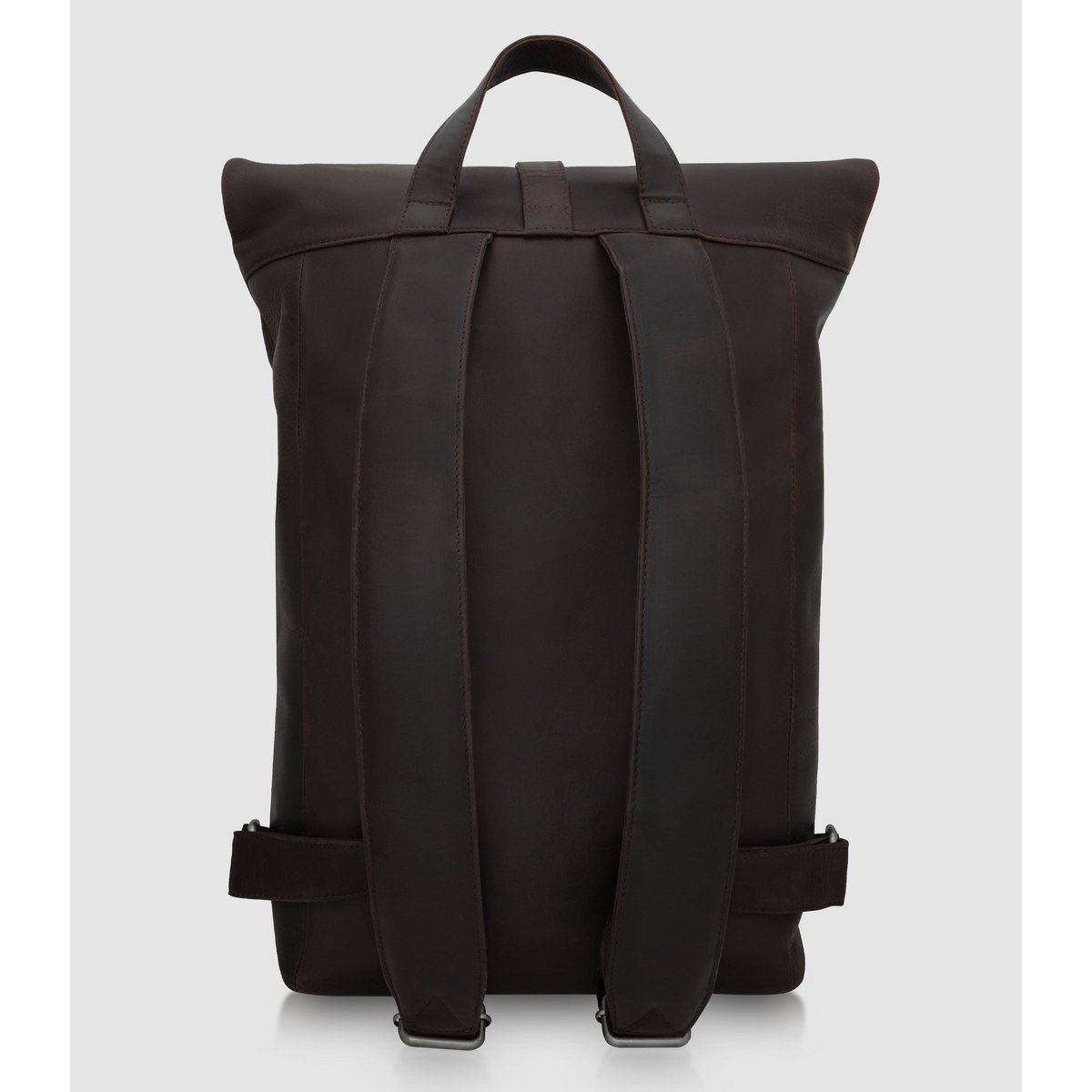 PURE Leather Studio POLIS nahast seljakott Chocolate – 16" sülearvutile