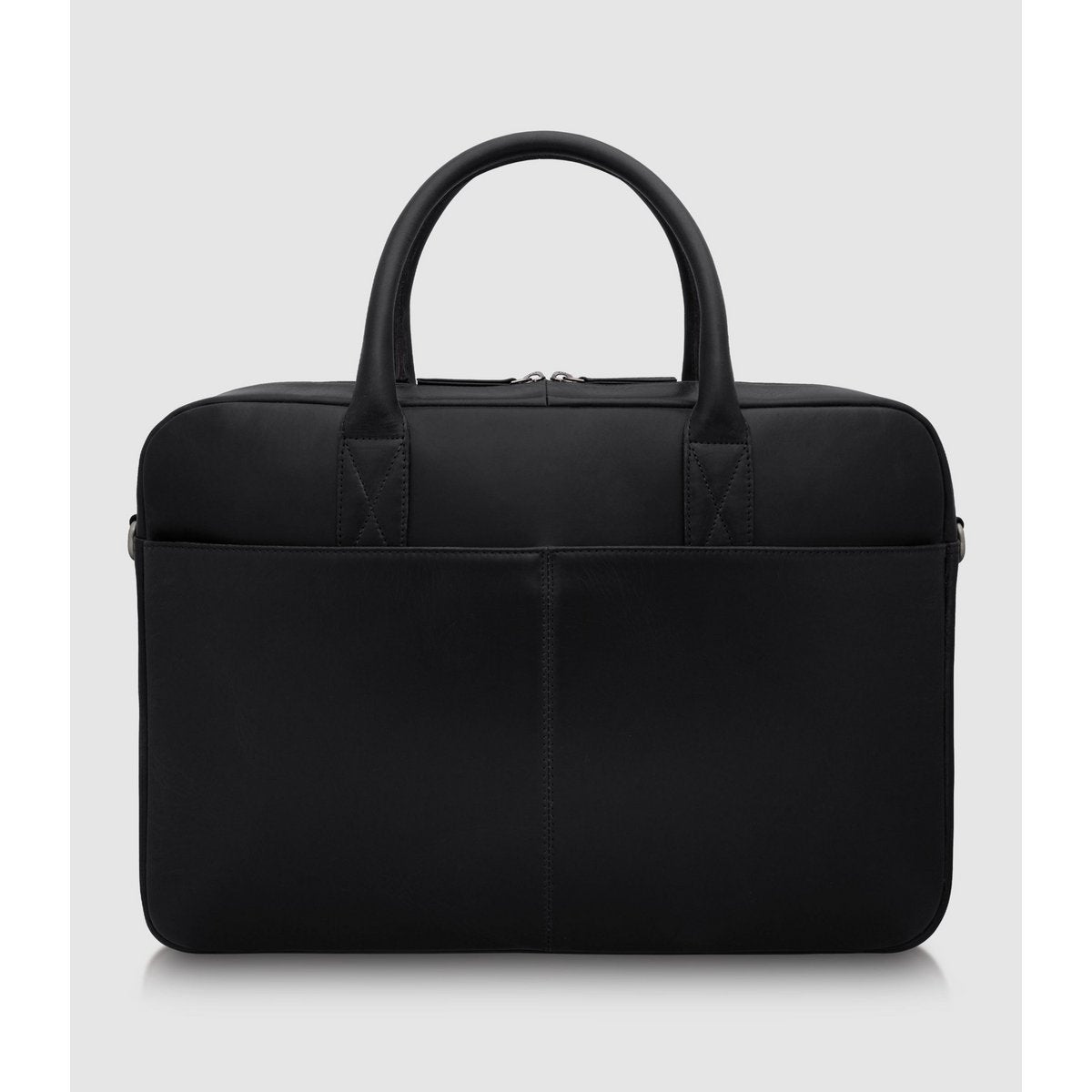 PURE Leather Studio nahast ärikott, sülearvutikott, must – 15,6"