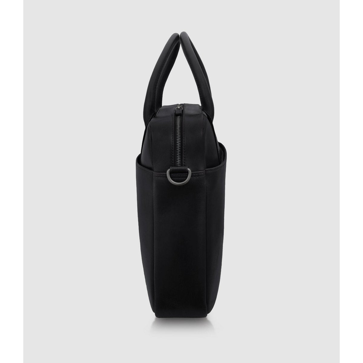 PURE Leather Studio nahast ärikott, sülearvutikott, must – 15,6"