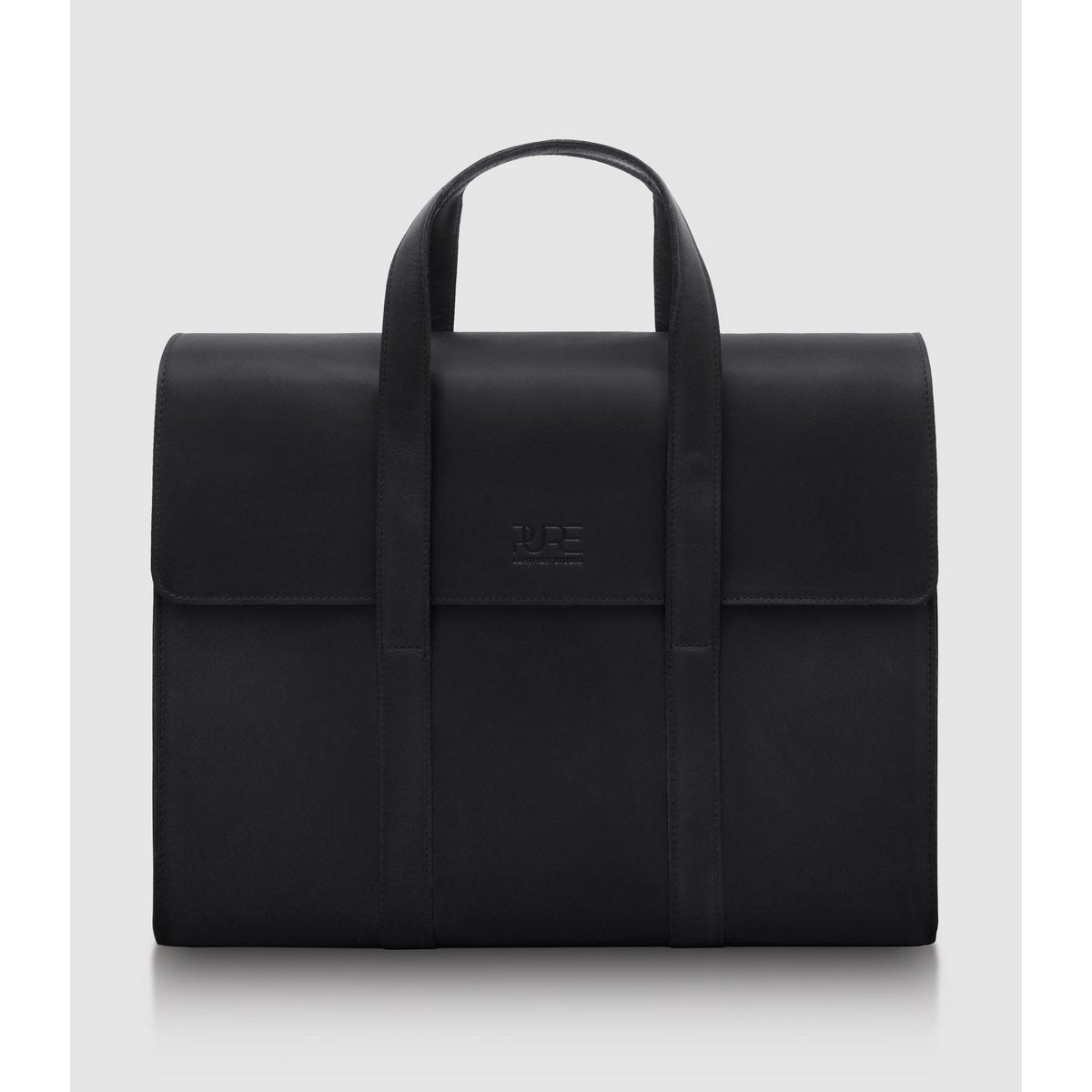 PURE Leather Studio nahast ärikott, sülearvutikott, pruun – 15,6"