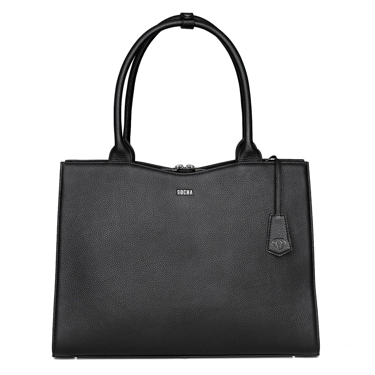Naiste nahast sülearvutikott 15,6″ - SOCHA Diamond Edition