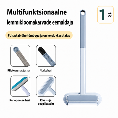 Šepetys gyvūnų plaukams šalinti – daugkartinio naudojimo valymo šepetys sofoms, kilimams ir baldams